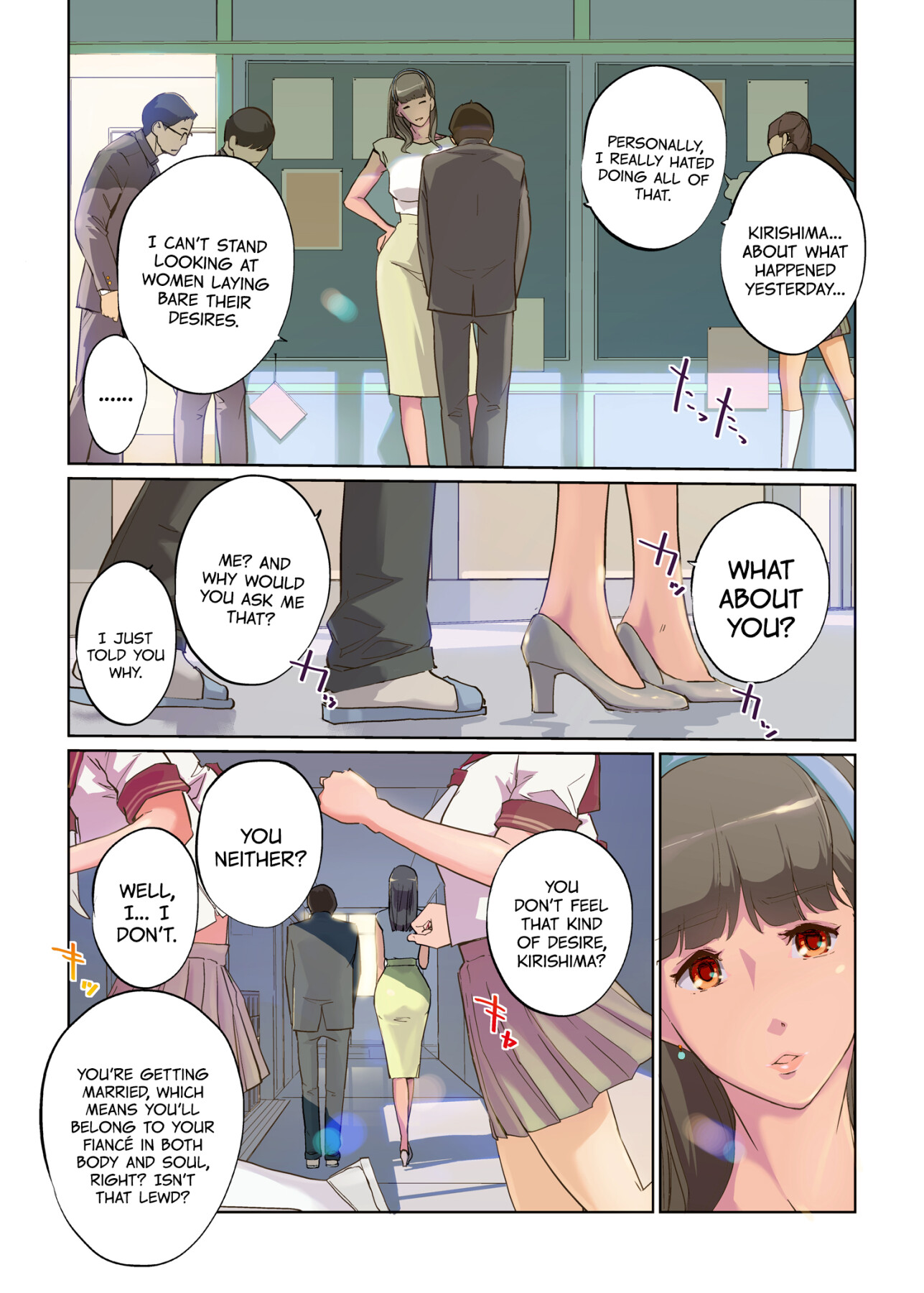 Hentai Manga Comic-SEX, classroom, male student and female teacher-Read-10